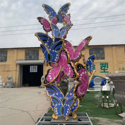 戶外大型彩繪蝴蝶公園景觀有什么寓意？