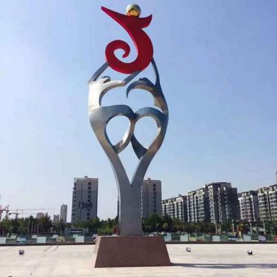 廣場(chǎng)戶(hù)外不銹鋼創(chuàng)意景觀雕塑擺件
