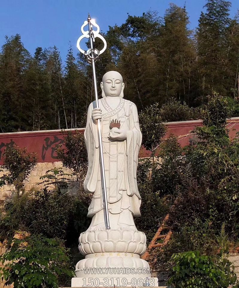 佛像石雕戶(hù)外擺件廣場(chǎng)景觀地藏王雕塑