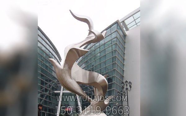 廣場抽象個(gè)性不銹鋼雕塑