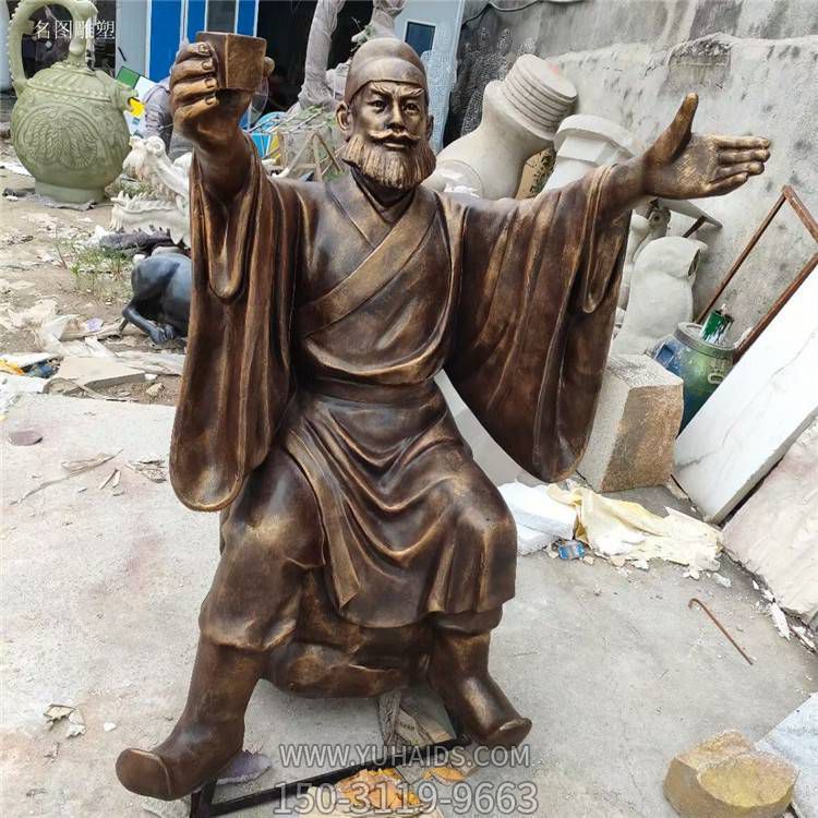 銅雕古代名人景觀擺件公園戶(hù)外雕塑
