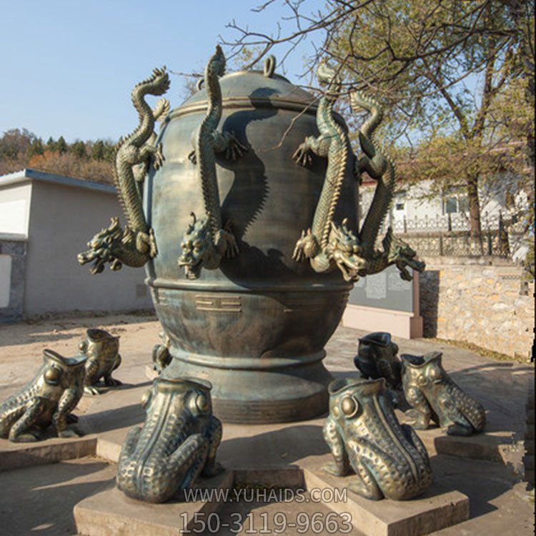 景區(qū)廣場(chǎng)純銅地動(dòng)儀雕塑大型景觀(guān)擺件廠(chǎng)家定做