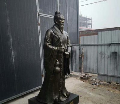 扁鵲人物古代名醫(yī)銅雕景觀(guān)擺件扁鵲雕塑