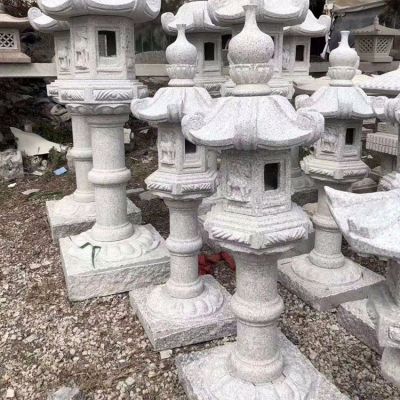 花崗巖石雕燈，中國傳統(tǒng)古建照明燈籠