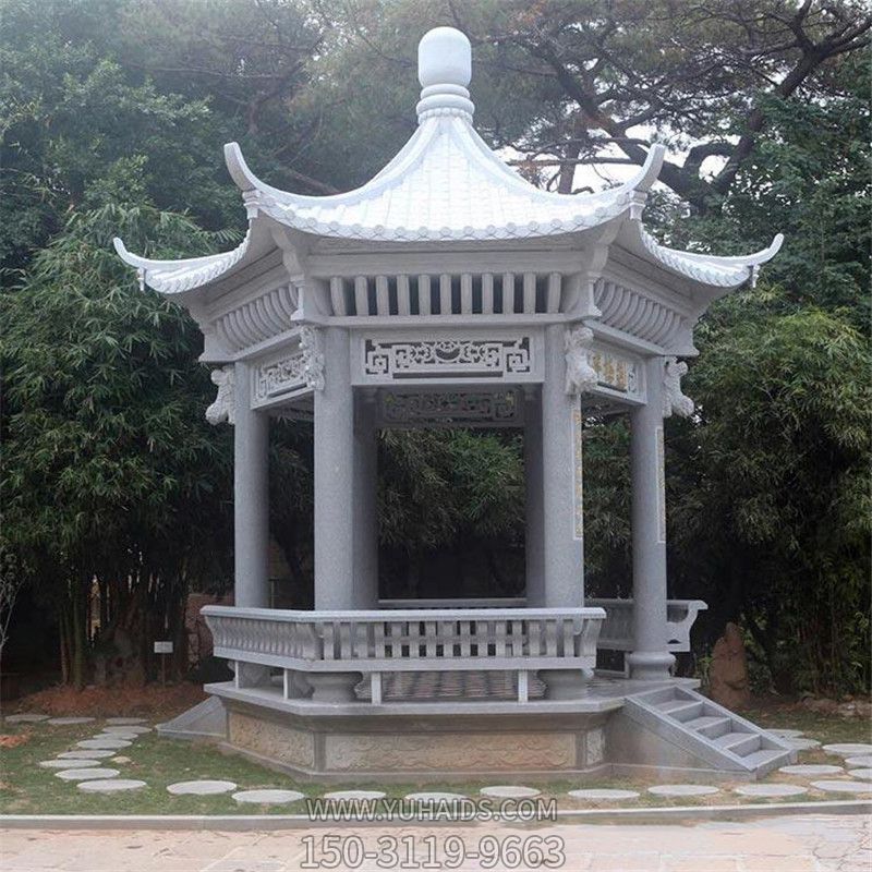 新款漢白玉鏤空?qǐng)@林景觀座椅休息涼亭 新款漢白玉鏤空?qǐng)@林景觀座椅休息涼亭