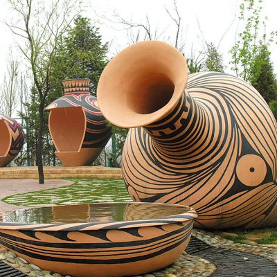 玻璃鋼創(chuàng)意瓶子，休閑公園景觀雕塑
