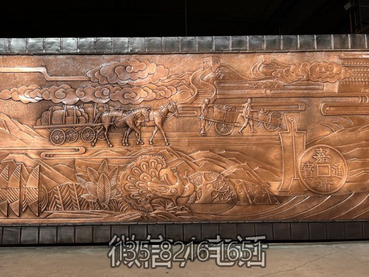 中國(guó)傳統(tǒng)文化浮雕壁畫裝飾墻
