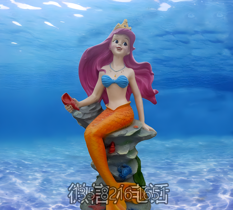海洋公園擺件玻璃鋼卡通裝飾品擺件美人魚(yú)雕塑 海洋公園擺件玻璃鋼卡通裝飾品擺件美人魚(yú)雕塑