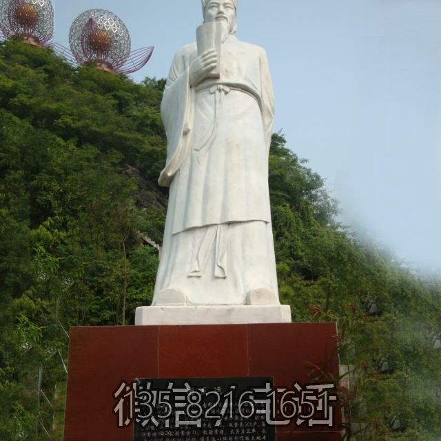 園林歷史人物古代著名文學(xué)家山水詩(shī)人謝靈運(yùn)石雕雕塑