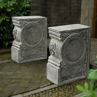 石鼓門(mén)墩，庭院別墅看門(mén)仿古擺件