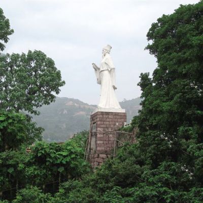 歷史名人山水詩派鼻祖漢白玉謝靈運景區(qū)景觀石雕塑像