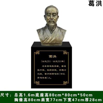 中國(guó)古代十大名醫(yī)之葛洪胸像