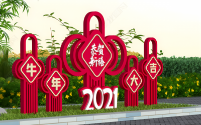 春節(jié)節(jié)日慶典裝飾中國(guó)結(jié)雕塑